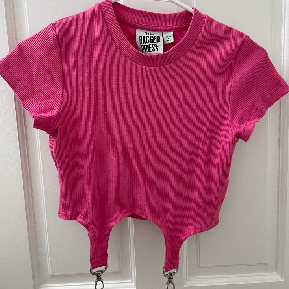 the ragged priest pink top